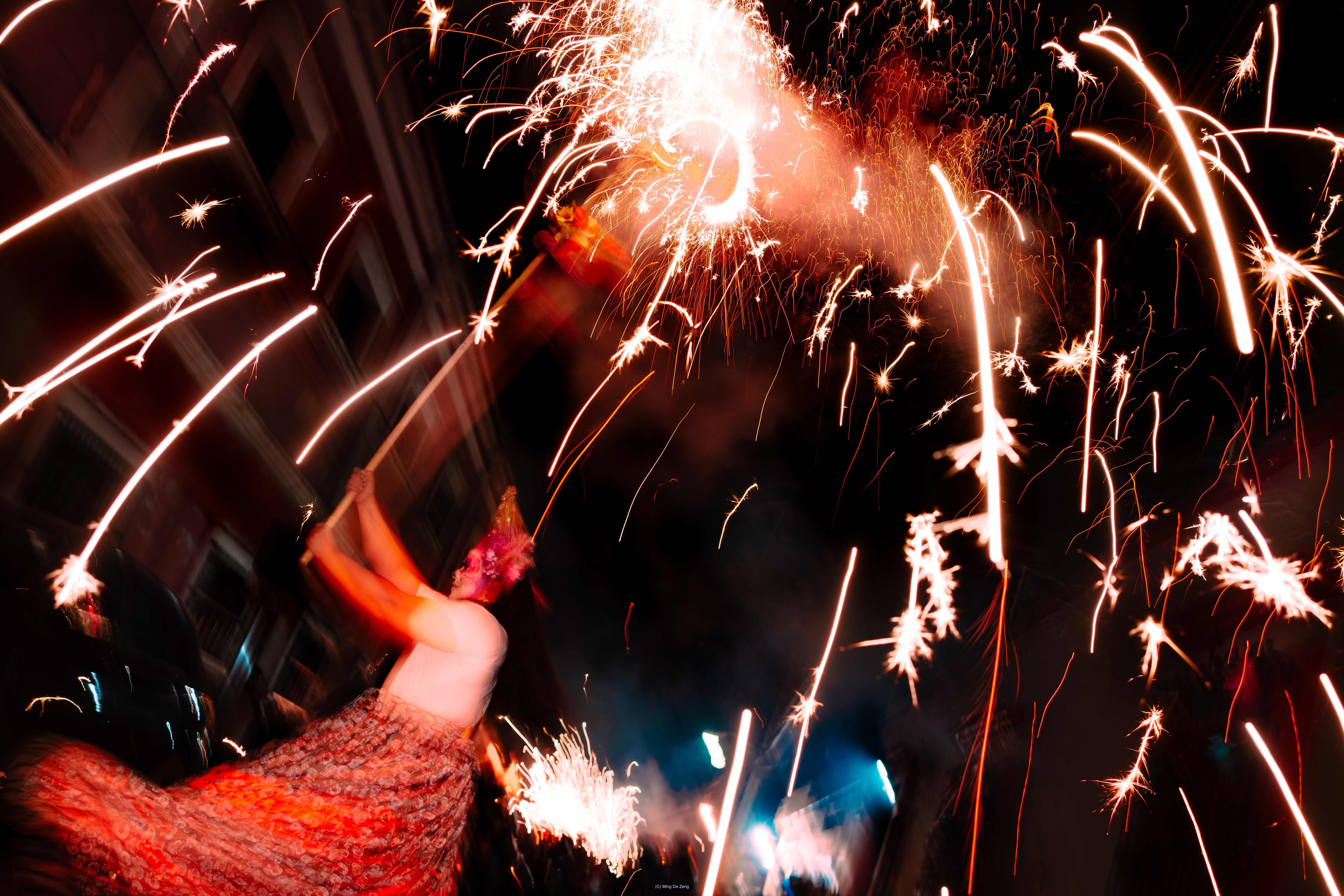 百鬼夜行 — 摄影系列 — 夜间仪式照片 3 — 一组夜间影像，将东亚的鬼怪想象与瓦哈卡对死亡的庆典式相遇并置。