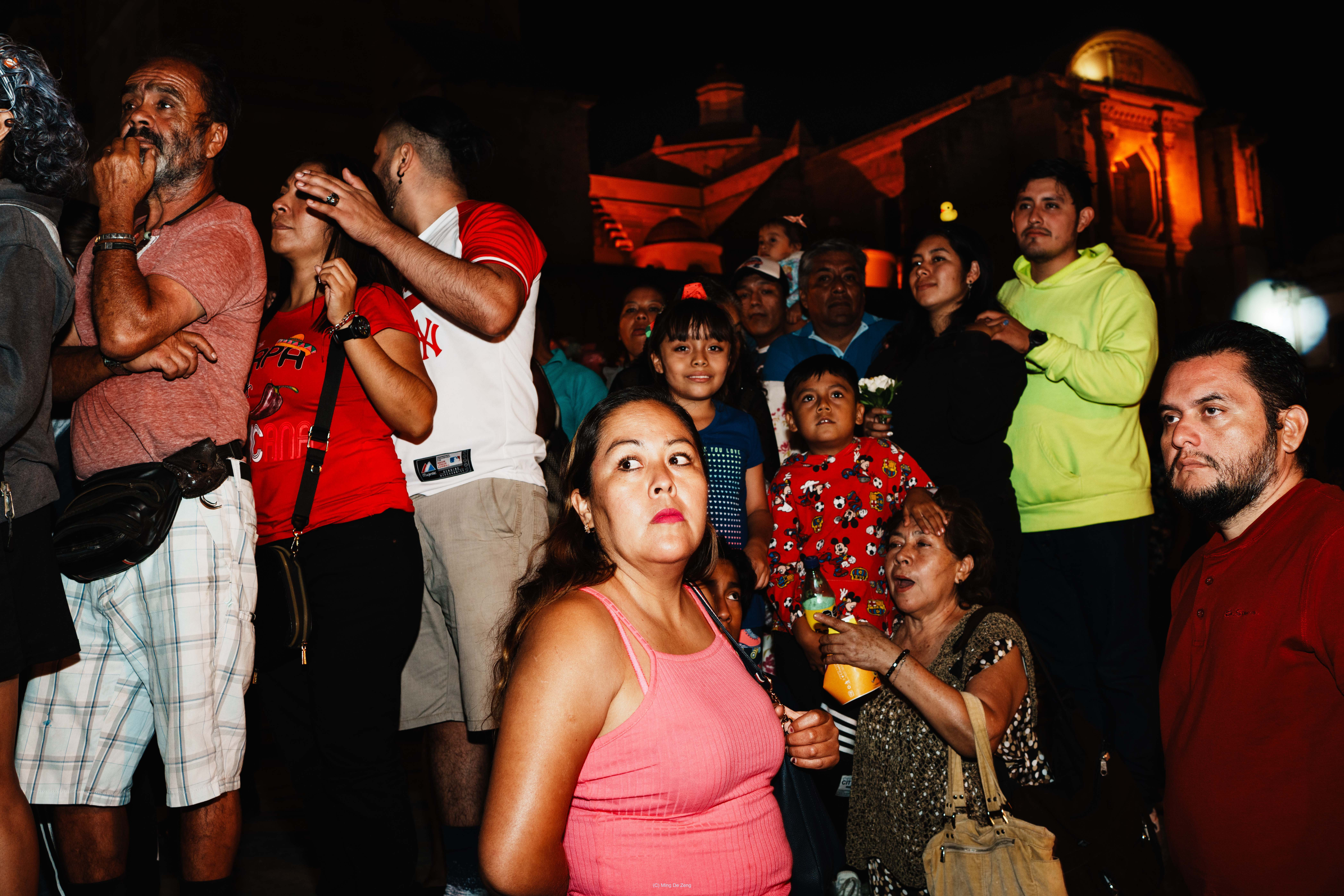 百鬼夜行 — 摄影系列 — 夜间仪式照片 14 — 一组夜间影像，将东亚的鬼怪想象与瓦哈卡对死亡的庆典式相遇并置。