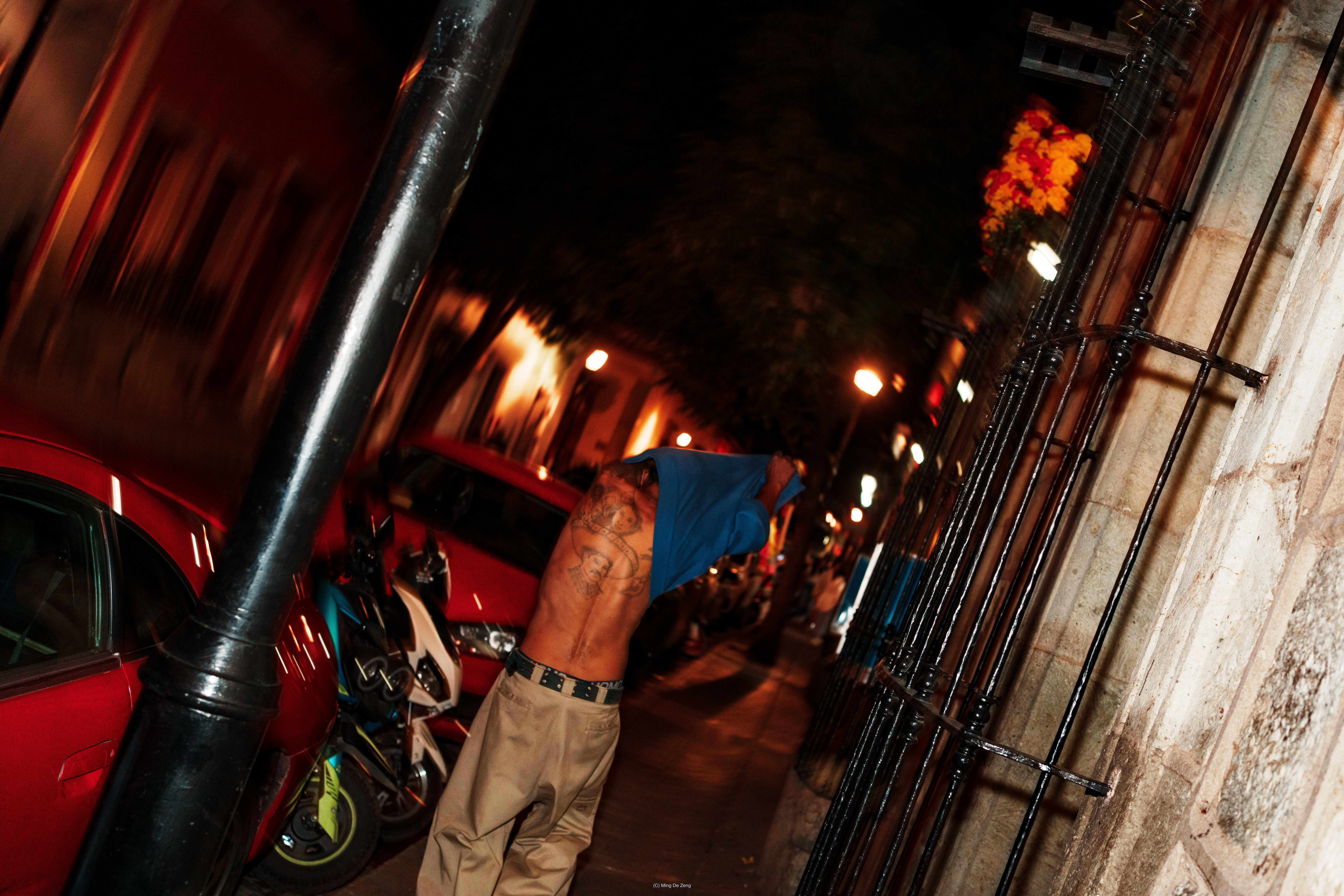 百鬼夜行 — 摄影系列 — 夜间仪式照片 15 — 一组夜间影像，将东亚的鬼怪想象与瓦哈卡对死亡的庆典式相遇并置。