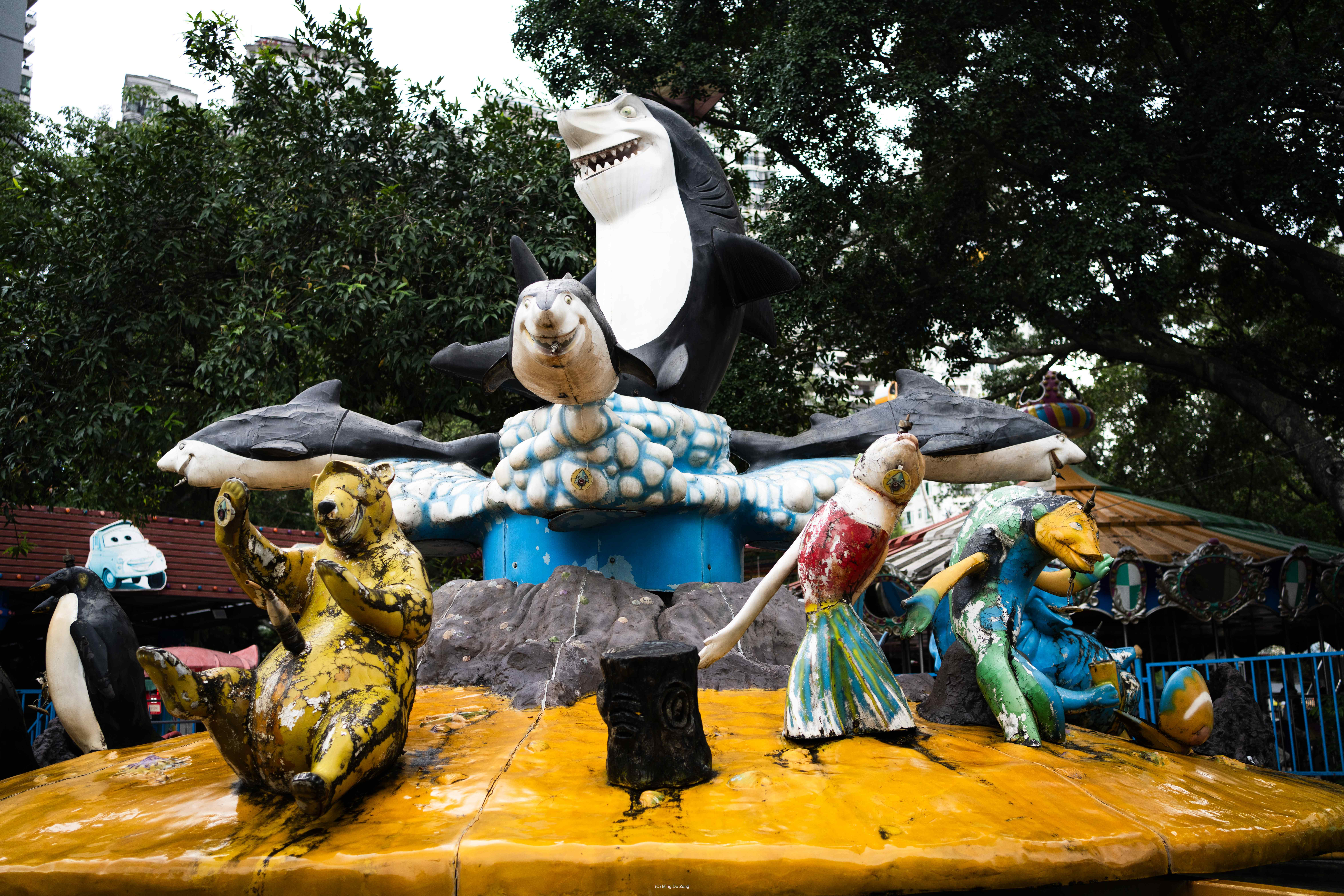 我们玩耍的方式 — 摄影系列 — 《我们玩耍的方式》中的一张照片，拍摄于惠州，围绕儿童、游戏以及迁移后的不稳定记忆展开。